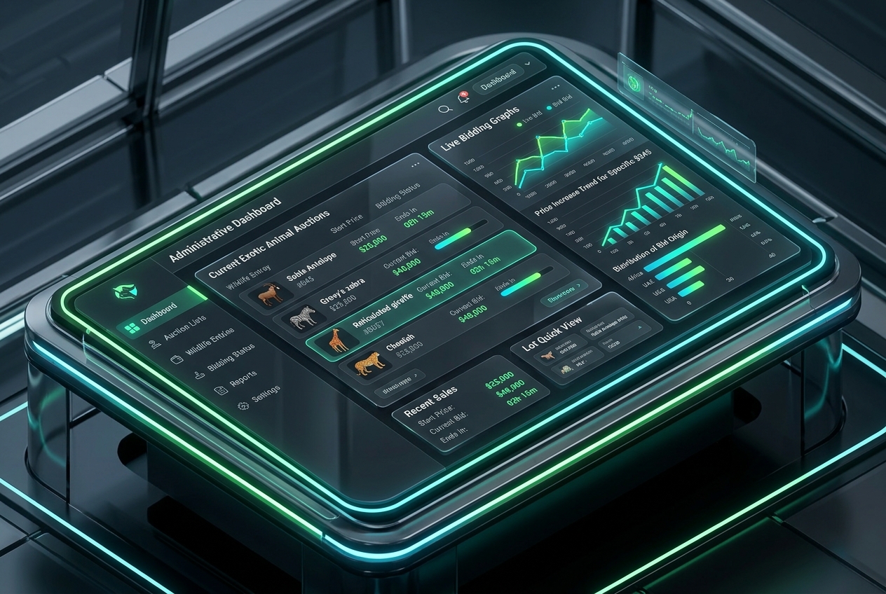 Screenshot or mock mockup representing YO Gamesale Portal & Manager